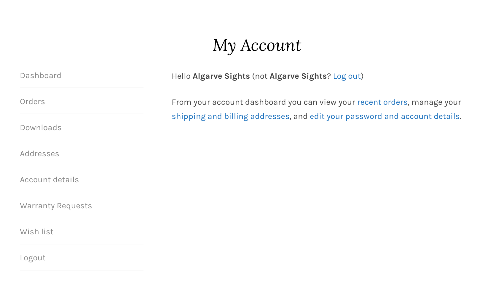 account creation