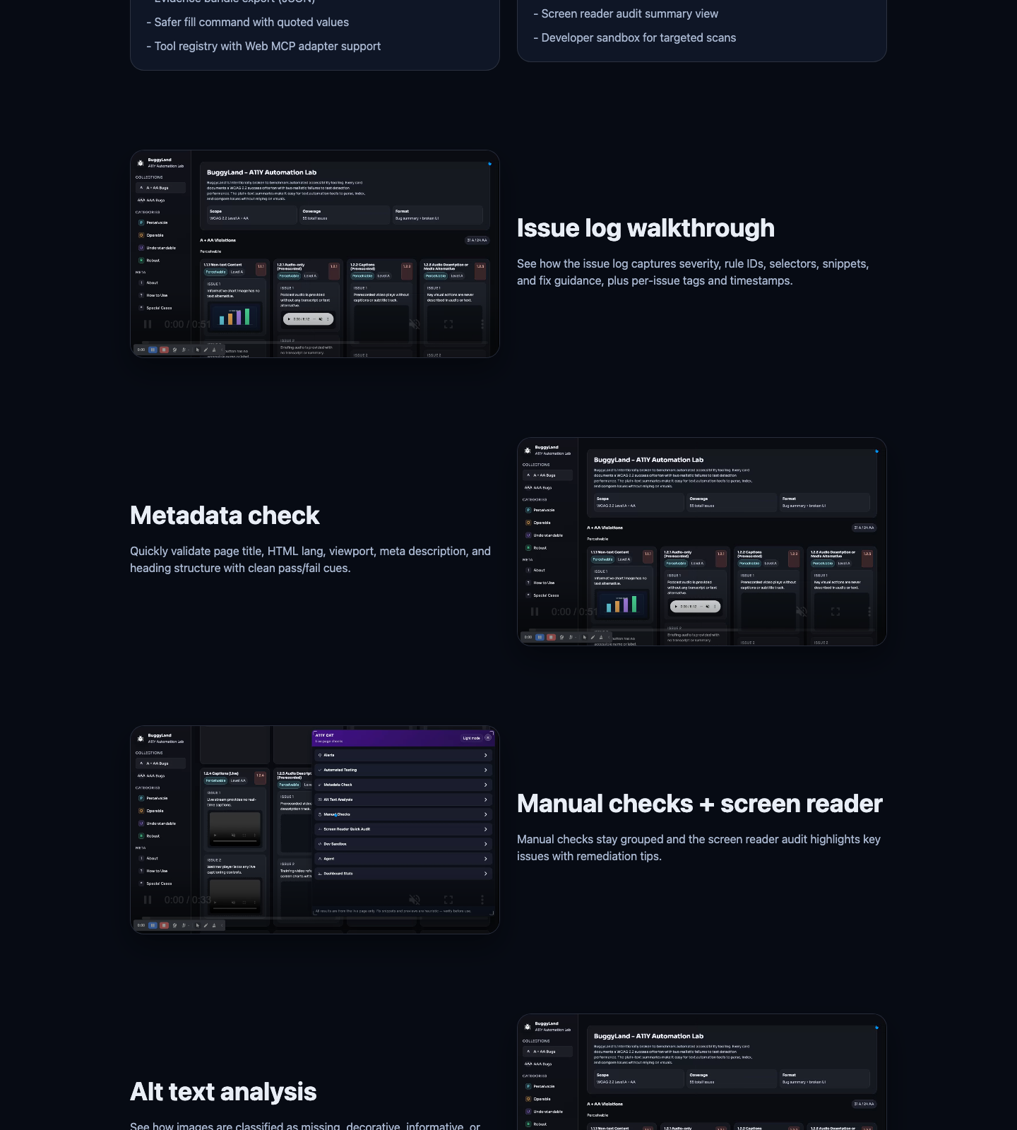 Walkthrough-heavy lower section from the same historical site